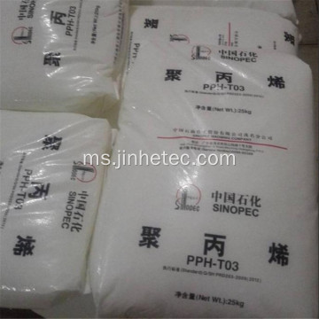 Resin gred Sinopec Polypropylene PP